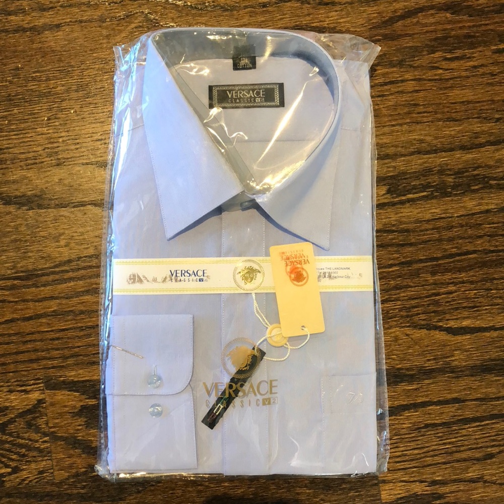 Versace Classic Long Sleeve Dress Shirt